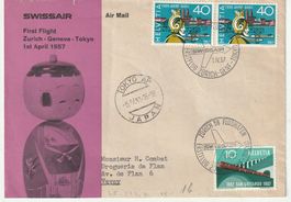 SF 57.3a, ZURICH - TOKYO, Fr 15.--
