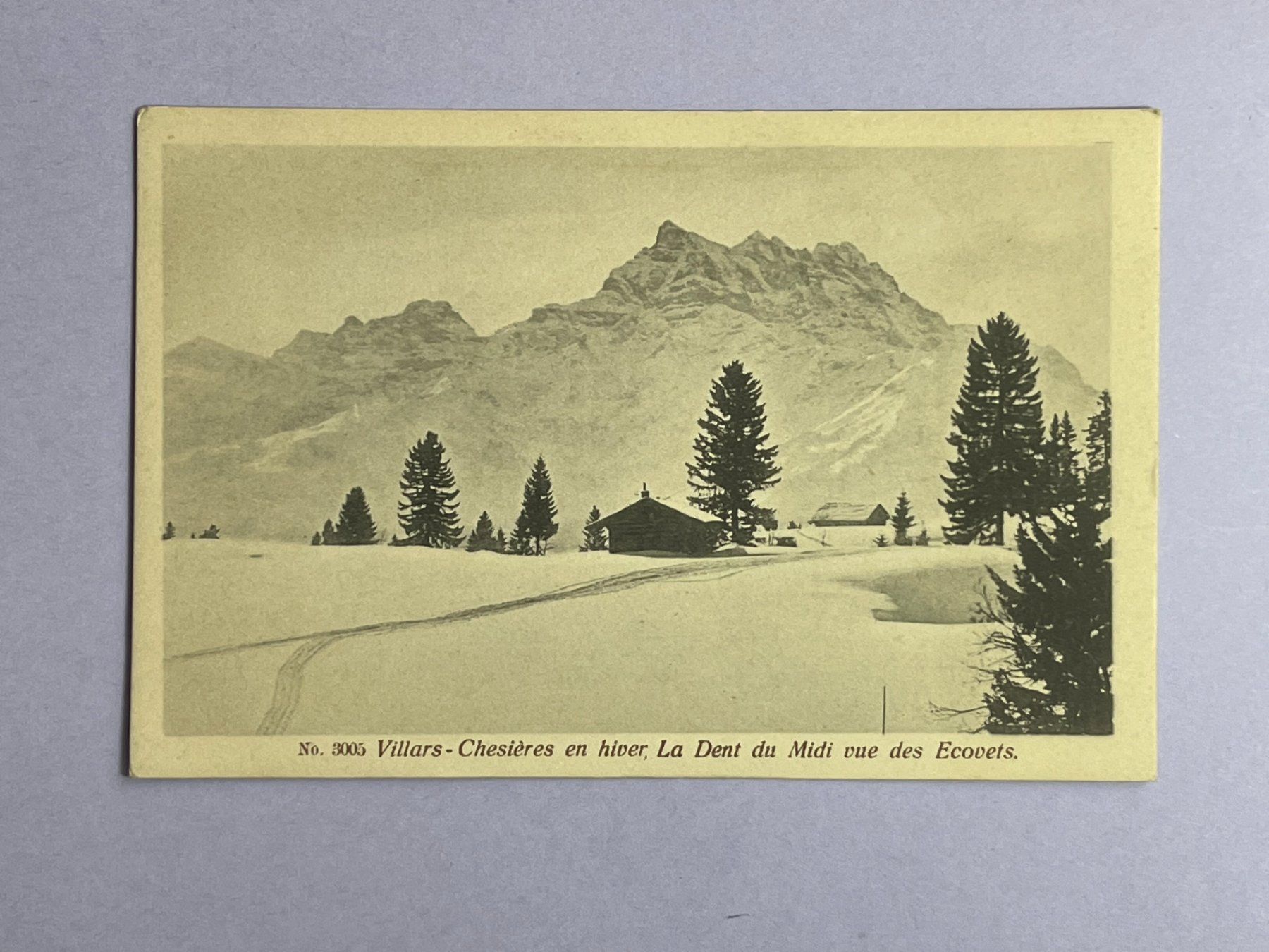 Ansichtskarten: Villars - Chesières en hiver – Gebraucht aus Steg VS von danwer74