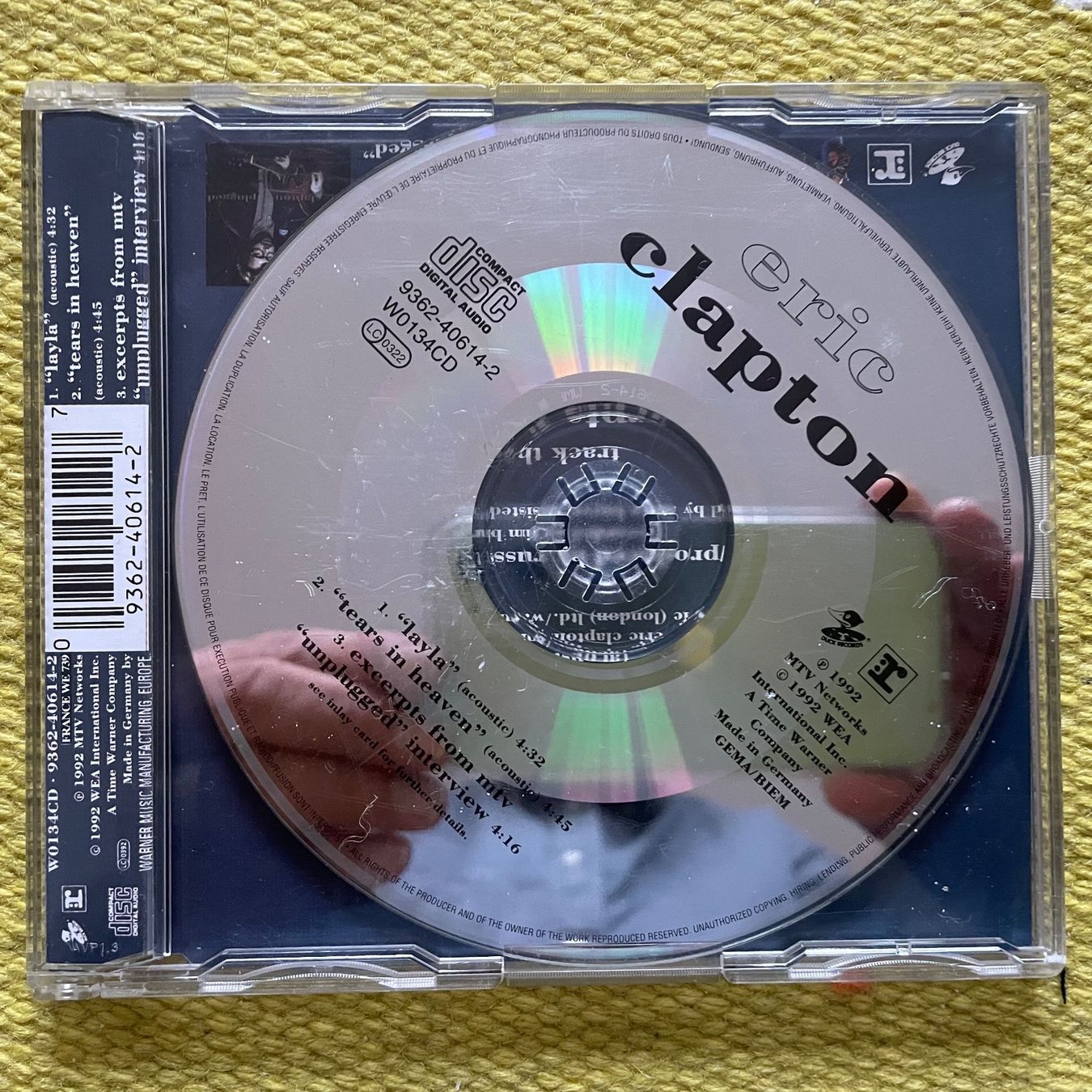 CD: ERIC CLAPTON-SINGLE LAYLA (ACOUSTIC) – Usato da Rorschacherberg venduto da CD-Roli 1