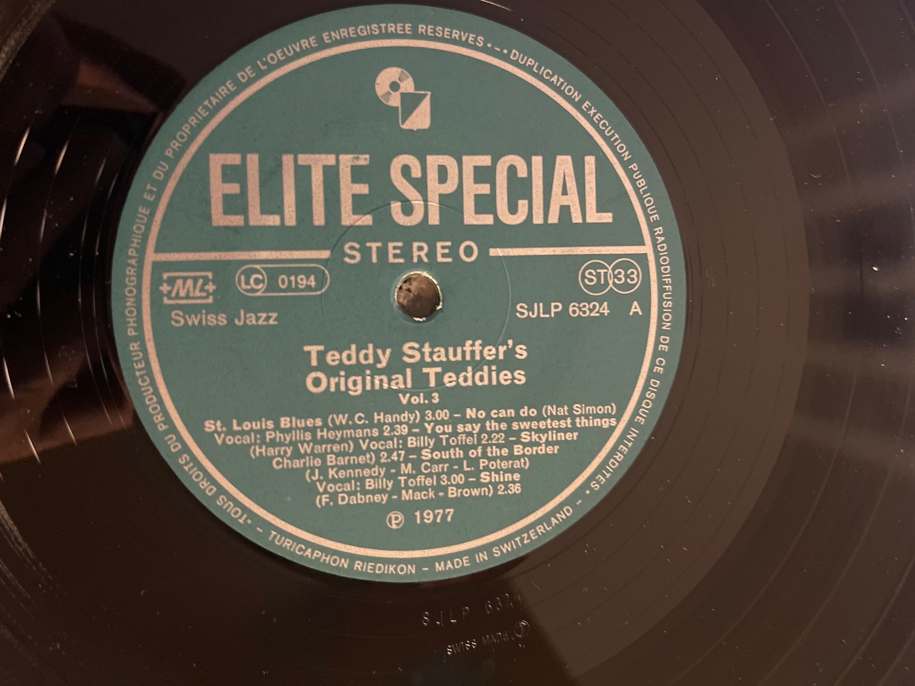 Dischi in vinile: A69/Teddy Stauffer - Original Teddies Vol. 3! – Usato da Frutigen venduto da Philippe_jsp 2