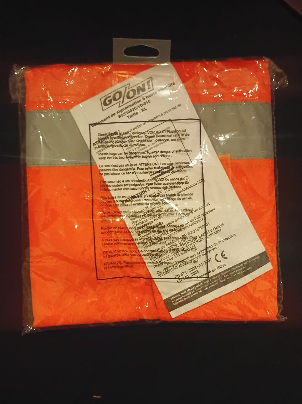 Gilets & Westen: Warnweste GO ON XL neu – Neu und originalverpackt aus Zürich von manolo23 1