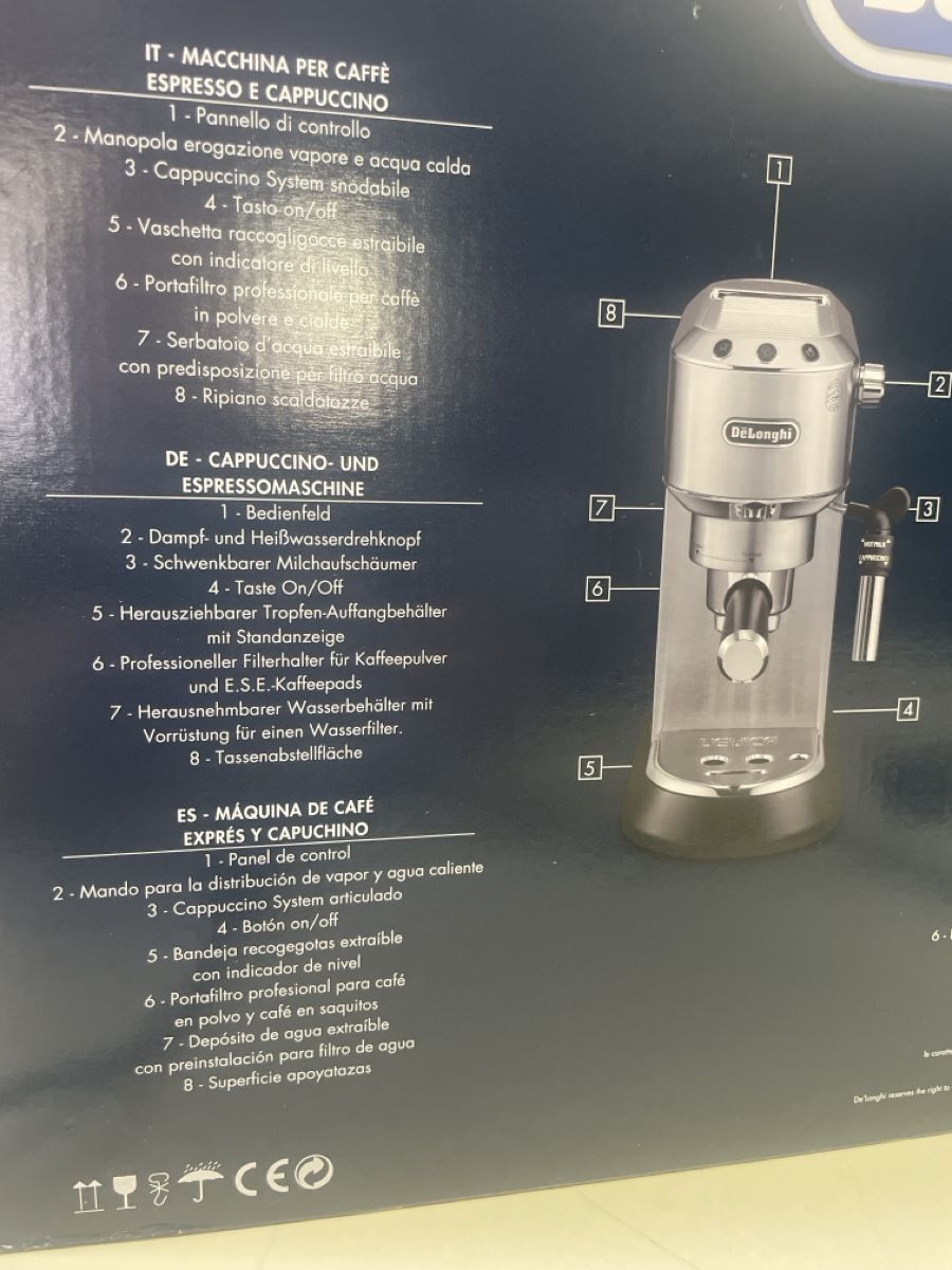 Macchine per caffè & Macchine per espresso: DeLonghi Espressomaschine Dedica neuwertig – Usato da Bleiken venduto da balou018 5