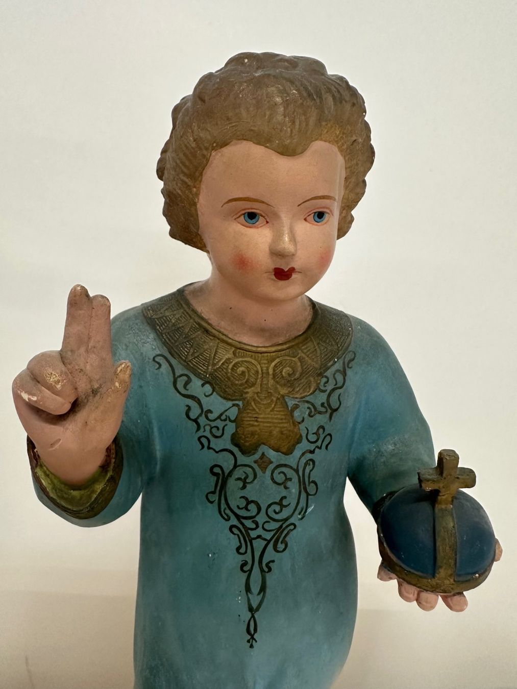 Statuette: Antike Heiligen Statue Christuskind – Usato da St. Gallen venduto da winona04 1