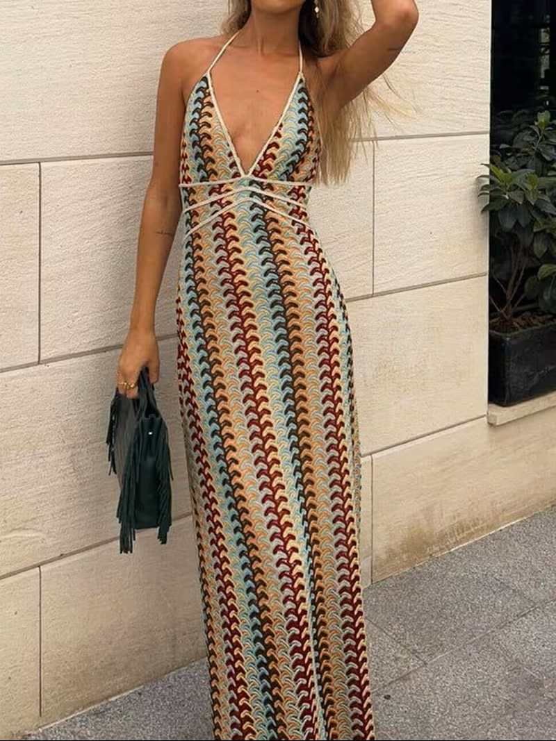 Kleider: Wunderschönes Neckholderkleid Boho Gr. S – Neu und originalverpackt aus Boll von frauweber 3