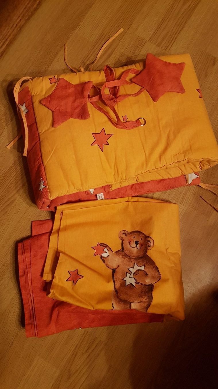 Biancheria da letto: Bettwäscheset Teddy orange   L1 – Usato da Schwarzenburg venduto da Sunny0290