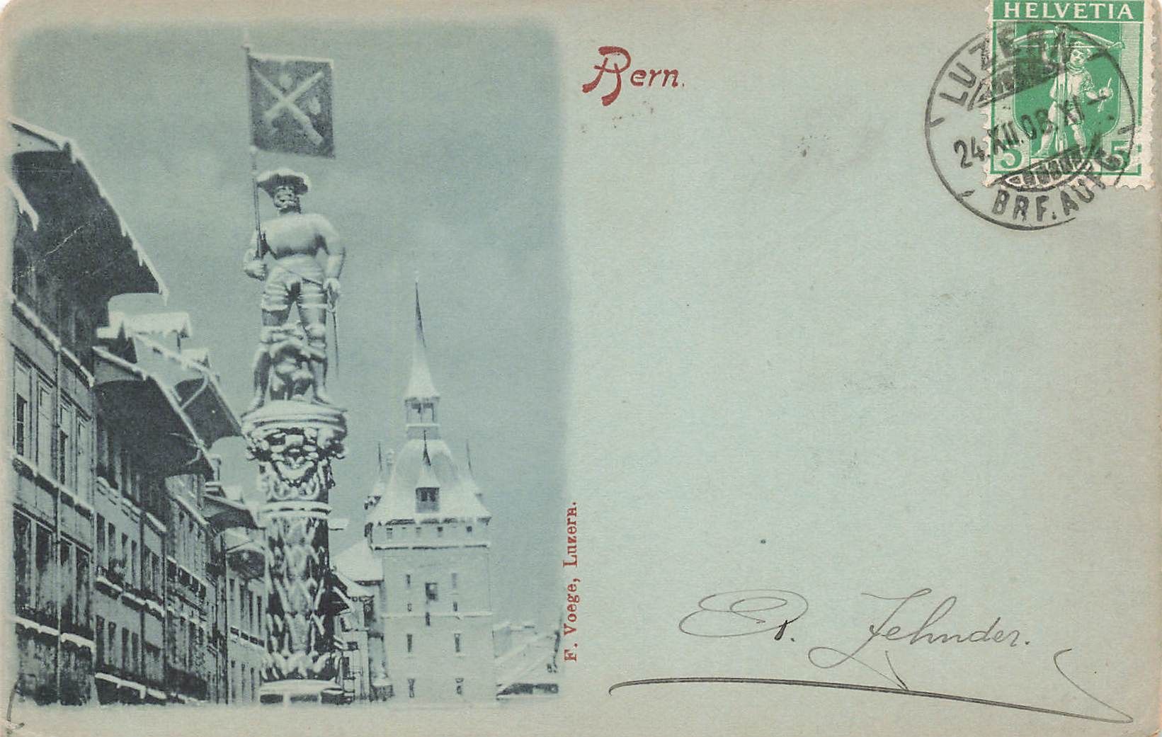 Cartes postales: Bern BE Zähringerbrunnen – D'occasion à Biasca par Blenio71