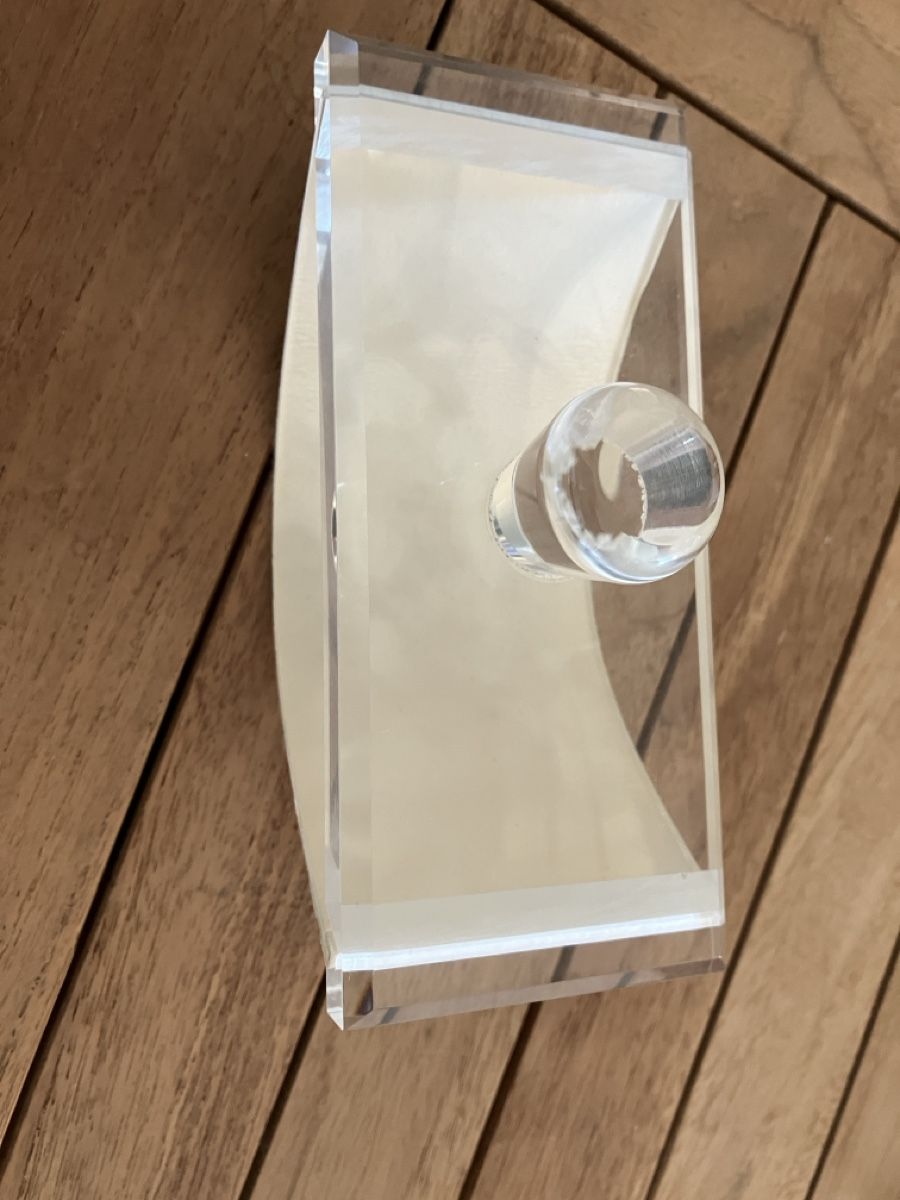 Tutte le decorazioni: Tinten Wippe, aus Plexiglas mit Löschblatt – Usato da Mönchaltorf venduto da manuski