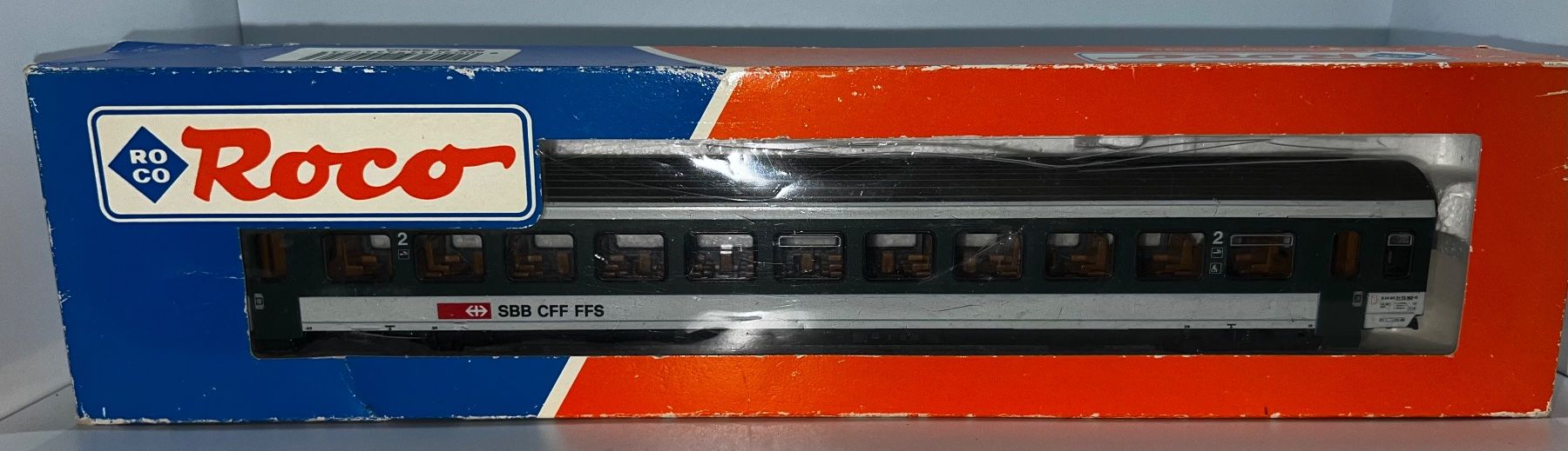 Roco Modellini di ferrovie: Roco-H0, 2. Kl Personenwagen SBB – Usato da Basel venduto da jonnyhaas