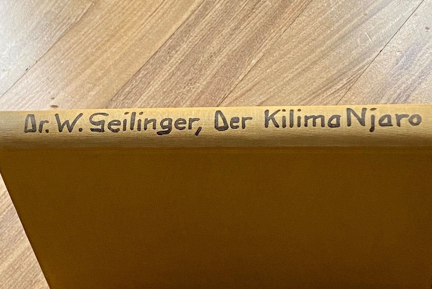 Libri: DER KILIMANJARO Dr. W. Seilinger – Usato da Zürich venduto da Camerountiger