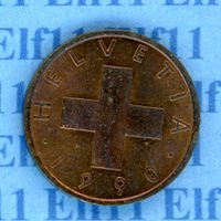 CHF___0.01 1990 -unz 1 Rappen