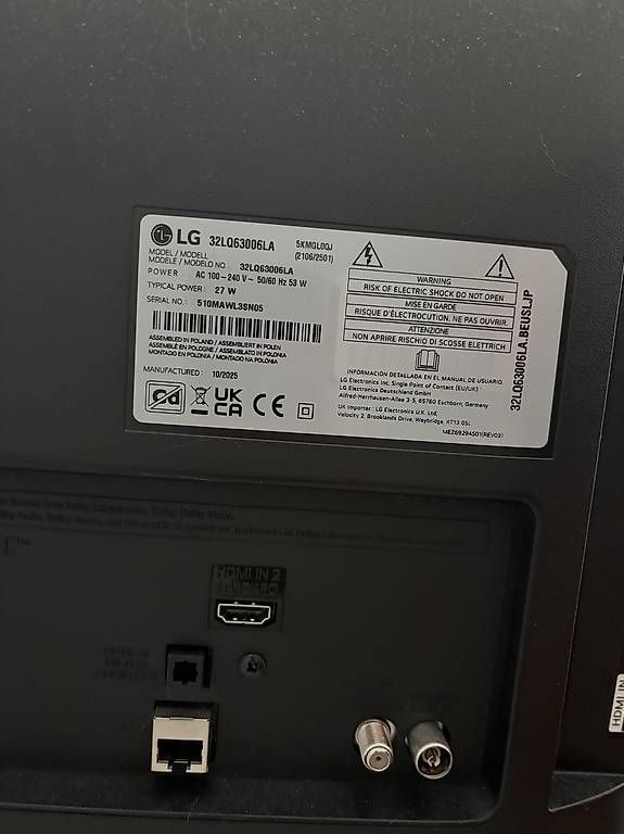 LG Televisori: LG TV 32' – Usato da Horw venduto da fio_k29w 3