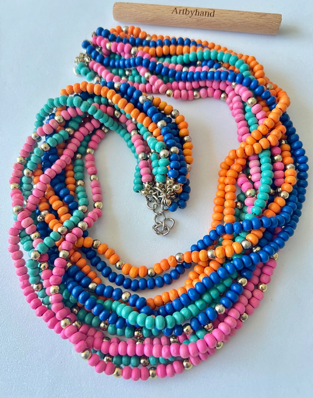 Altri gioielli: 12 Strang Statement-Kette & Ethno-Armband - Boho Beach Set – Usato da Ruswil venduto da artbyhand 8