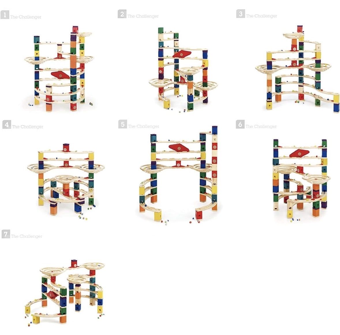 Hape Giocattoli: Hape Quadrilla Kugelbahn Mega-Set & Erweiterungen – Usato da Kriens venduto da patrick9340 8