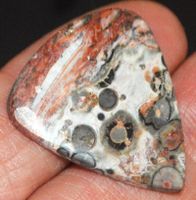 Cabochon L-8288 – Leopardenhaut Jaspis 29X25mm 16.40 Karat