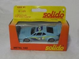 SOLIDO  NR. 1329  BMW M 1    1:43  MIB