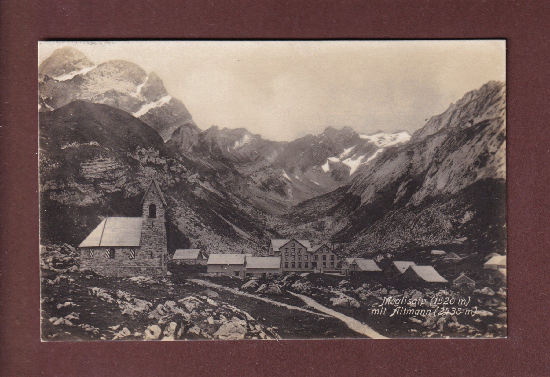 Ansichtskarten: MEGLISALP - Altmann - 1921 – Gebraucht aus Pully von nicecards-shop