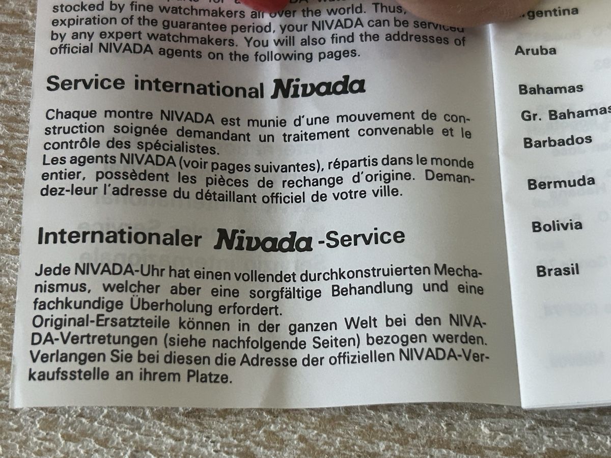 Nivada Uhren: Nivada Armbanduhr Quarz Goldfarben Vintage mit Box – Neu (gemäss Beschreibung) aus Köniz von mimi612 6