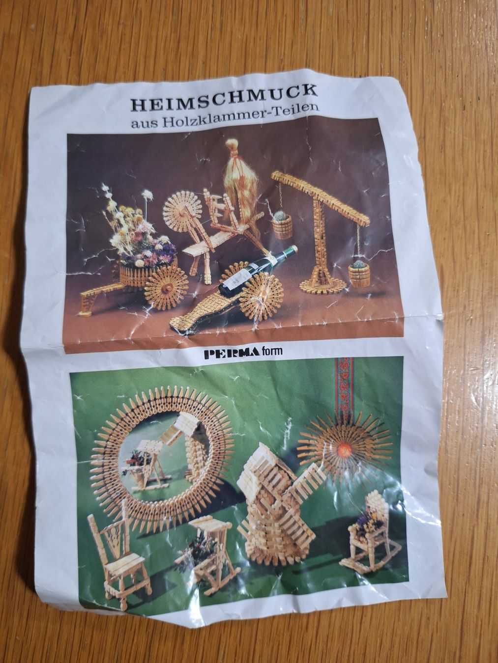 Kit bricolage: Holzklammerteile Bastelset – Nuovo (secondo la descrizione) da Starrkirch-Wil venduto da Mambostar 2