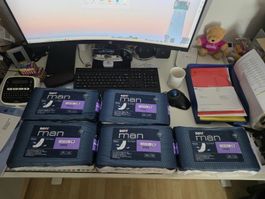 Seni Man Super Inkontinenzeinlagen Level 5 neu 5 Pack