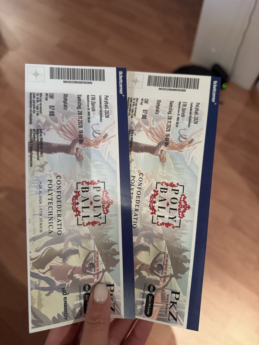 Biglietti: Polyball 2026 Tickets mit Legi – Nuovo (secondo la descrizione) da Wallisellen venduto da ajs_l6b8