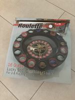 Roulette Trinkspiel mit 16 Gläsern