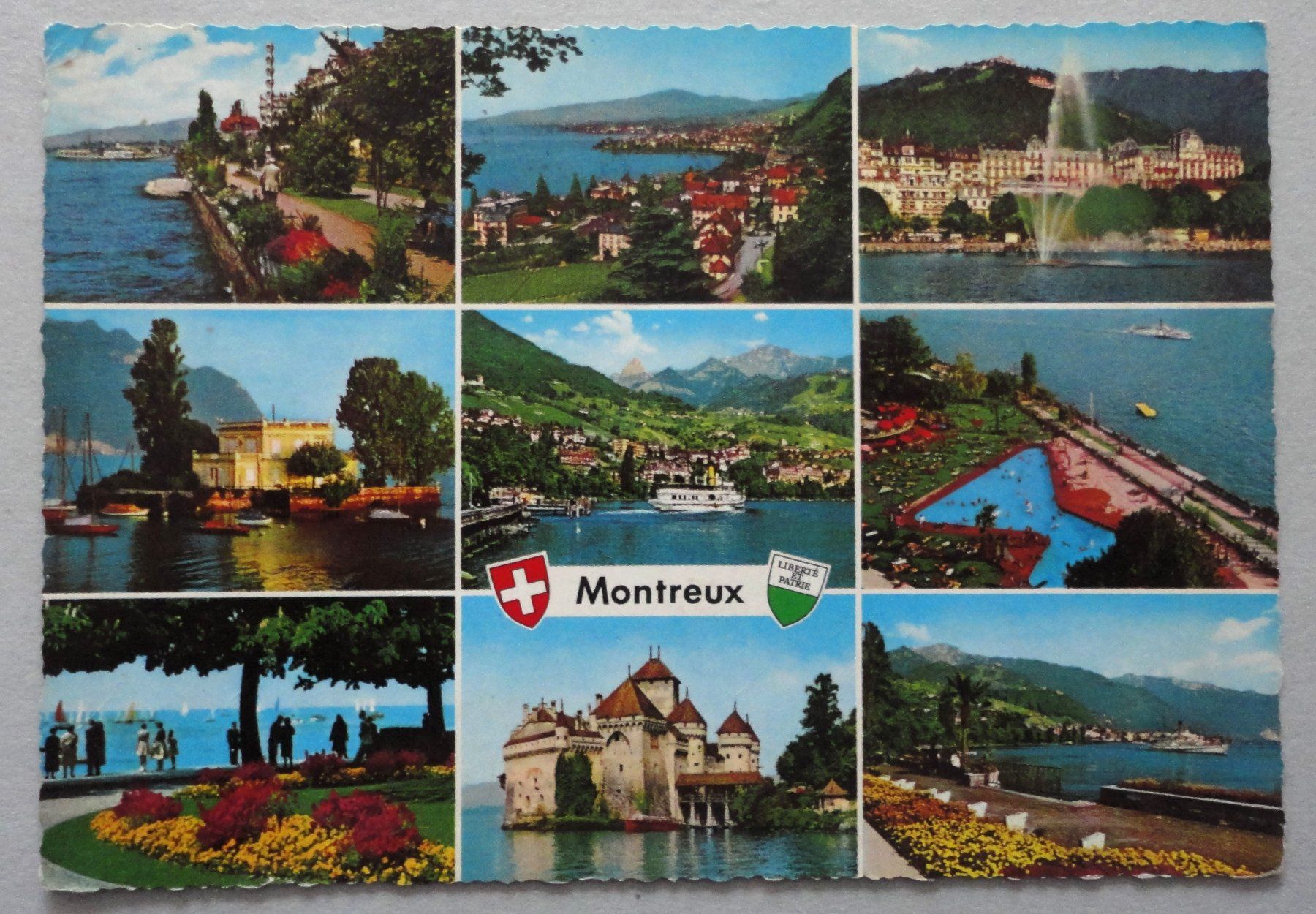 Cartoline postali: Montreux – Difettoso da Fétigny venduto da Billy2miny