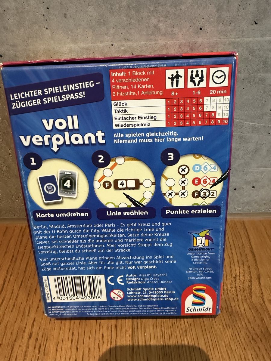 Giochi: Spiel voll verplant – Usato da götighofen venduto da reto_27 1