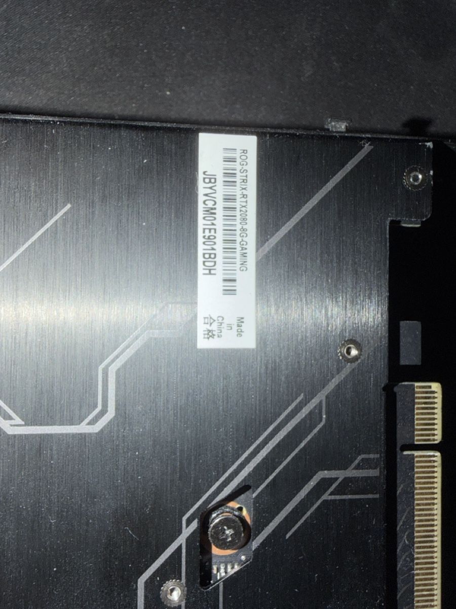 Asus Schede grafiche: Asus RTX 2080 8GB – Usato da Unterengstringen venduto da Pointer001 1