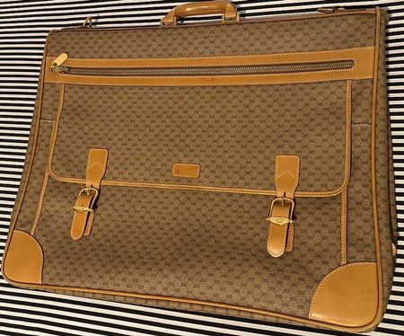 VINTAGE GUCCI CUSTODIA PORTA ABITI DA VIAGGIO