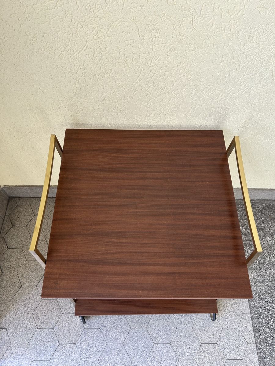 Tavoli: Servierwagen mit Rollen Holz Mid Century  – Usato da Zürich venduto da ann_9fv5 2