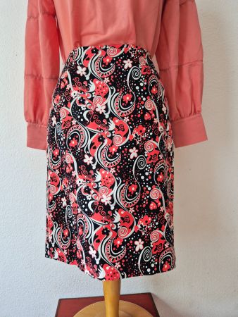 ROCK JUPE S 36 FIDELIO ZÜRICH,  TOP ZU MASSIMO DUTTI BLUSE