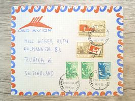 TR69 Enveloppe + Timbre Israel 1959
