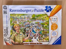 Ravensburger tiptoi Puzzle 100 Teile Zoo neuwertig