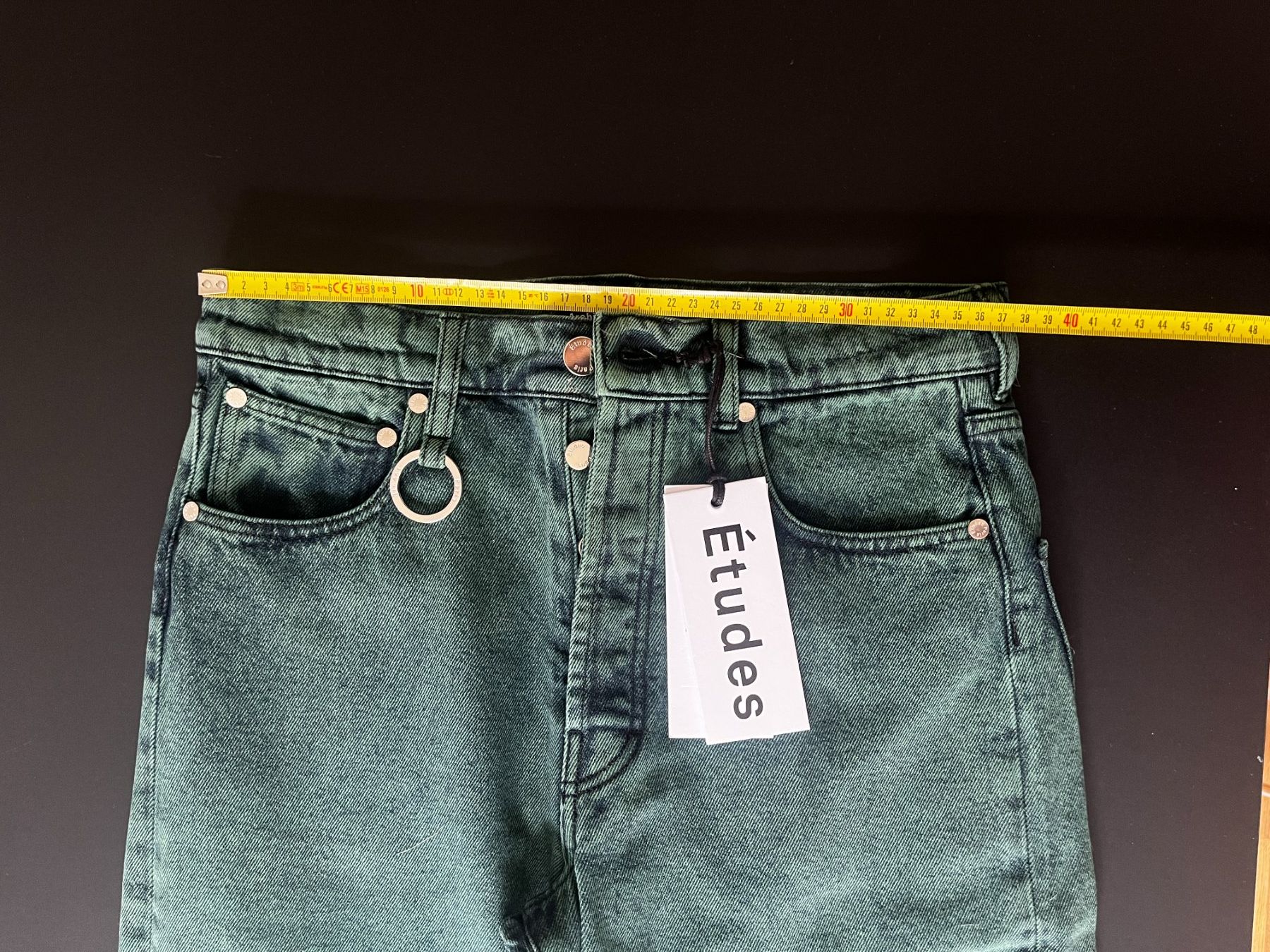 Jeans: ETUDES PANELLED DENIM GREEN – Nuovo e nell'imballaggio originale da Zürich venduto da wst_nd8z 4