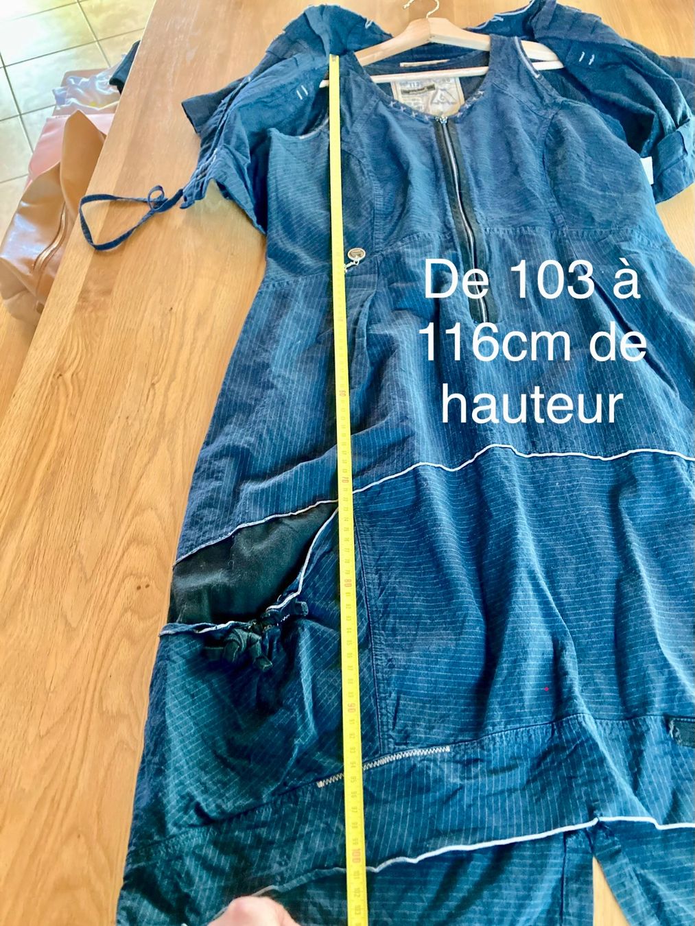 Vestiti: Robe stylée avec boléro coton/lin ANIMALE - 38 – Usato da Chézard-St-Martin venduto da timogabychou 3