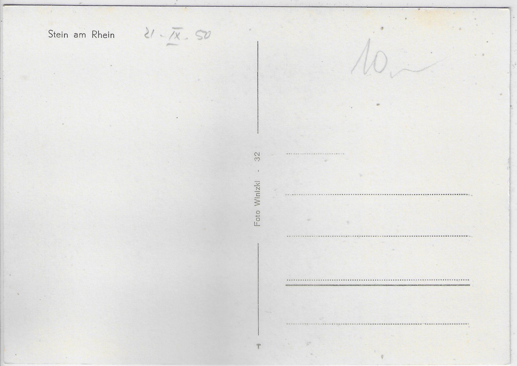 Cartoline postali: Stein am Rhein - Generalansicht – Usato da Ettingen venduto da Kartenplanet 1