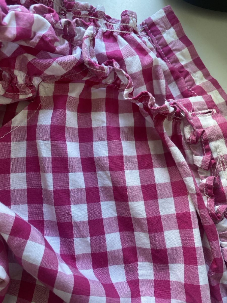 Camicette: Trachtenbluse Pink-Weiss Karo Gr. 36 – Usato da Birmenstorf AG venduto da Midget0 3