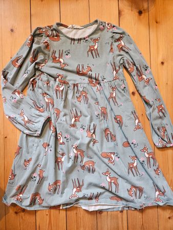 Schönes H&M Kleid 140 Rehli wie Smafolk, Maxomorra
