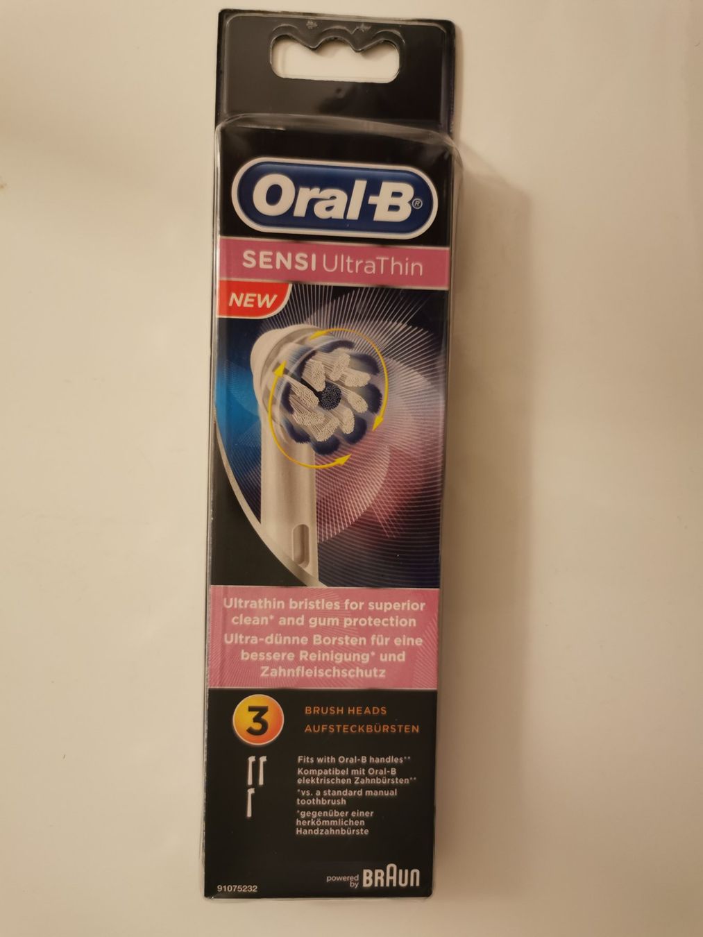 Oral B Cura dei denti: Oral-B Aufsteckbürsten, 3 Stk, original – Nuovo e nell'imballaggio originale da Baar venduto da NGA1982