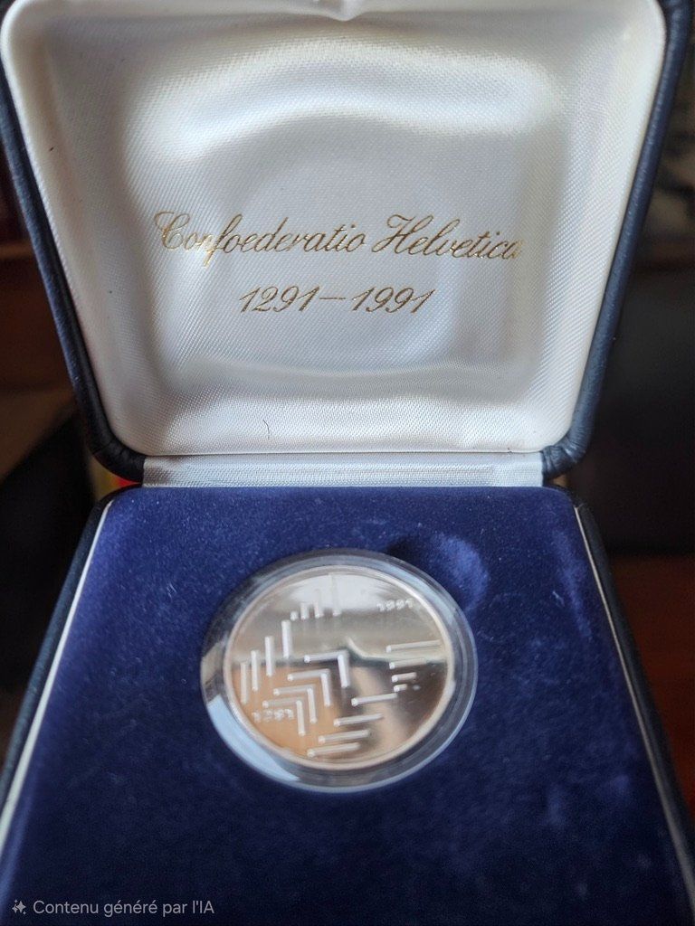 Tutti le monete: Pièce commémorative 1991 – Nuovo e nell'imballaggio originale da Plan-les-Ouates venduto da gab_cgf6 2