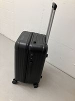 Reisekoffer schwarz mit Rollen, defekt