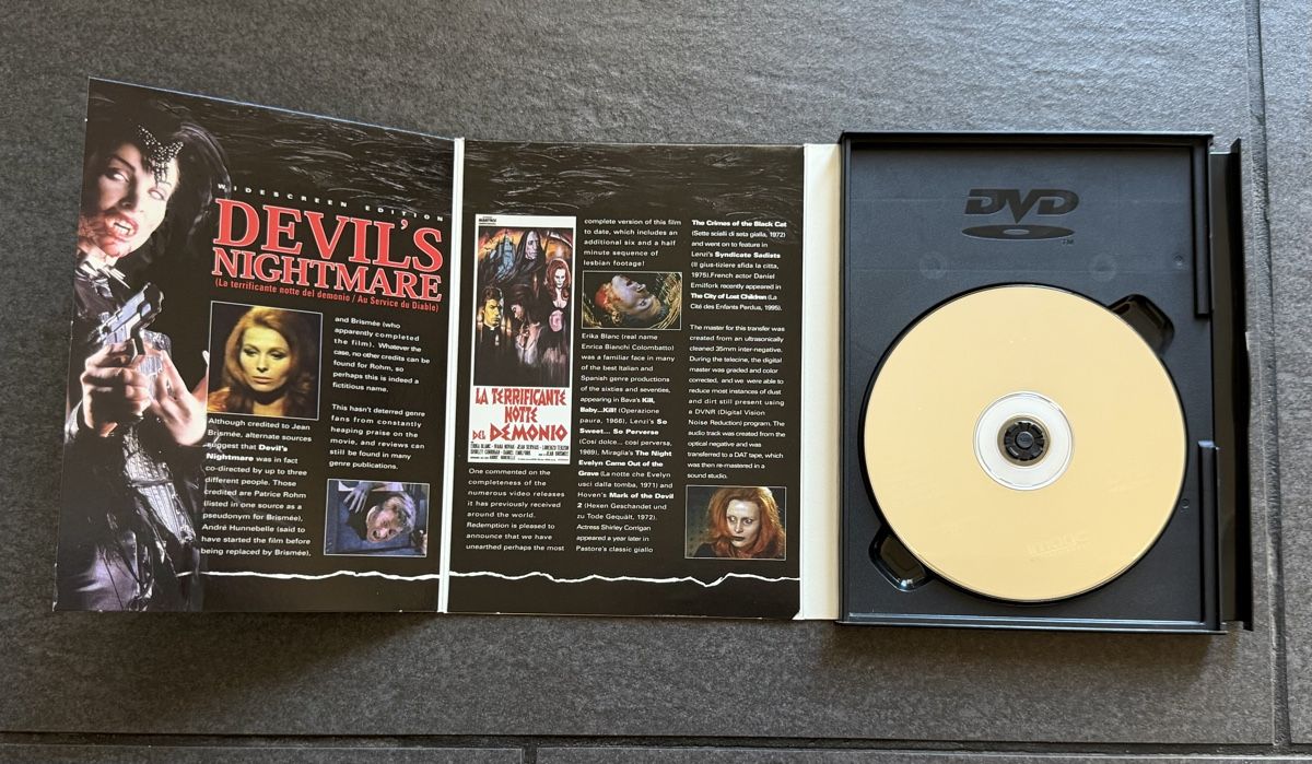 Tutti i DVDs: Devils Nightmare DVD Jean Brismee NTSC – Usato da Zürich venduto da cENS0R 2