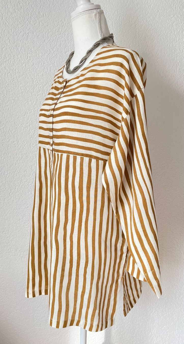 Gudrun Sjöden Camicette: Gudrun Sjöden Longbluse aus Leinen Grösse M – Usato da Oberwil BL venduto da Leni-Mischi 1