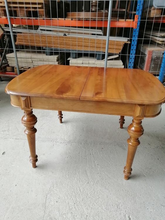TABLE A RALLONGES EN NOYER OUVERT 2 METR.FERME 120 CM.HAU.76 (Gebraucht ...