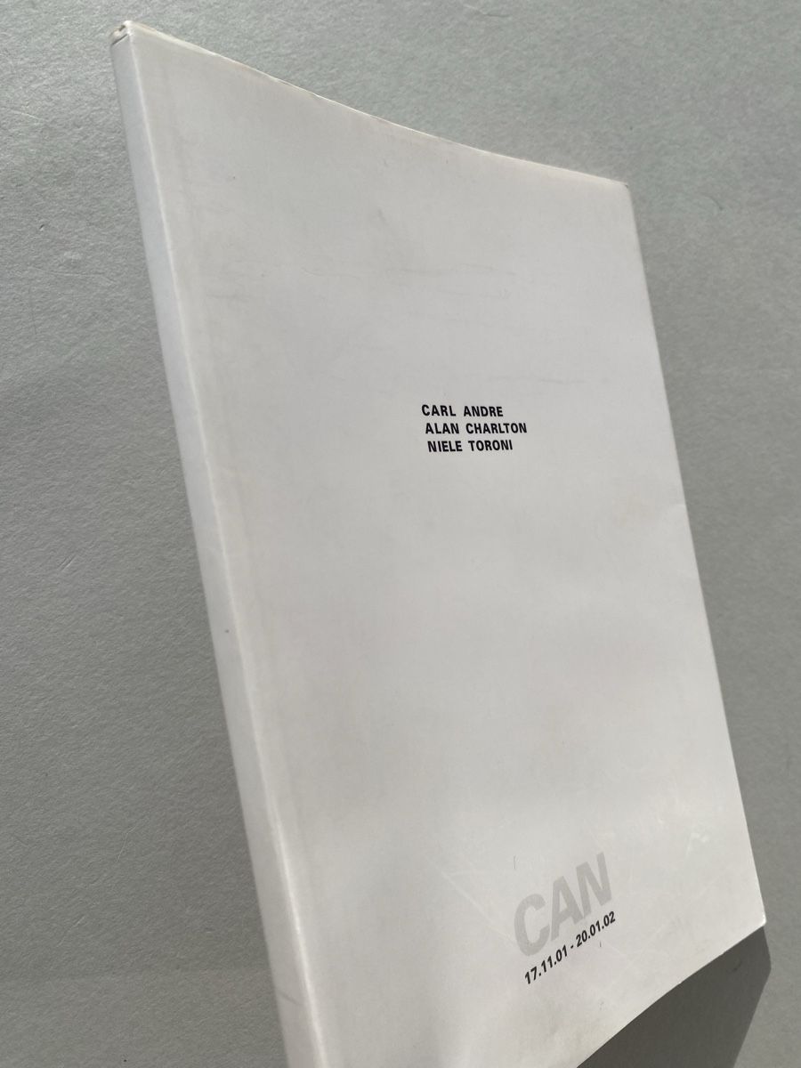 Libri: Carl Andre, Alan Charlton, Niele Toroni Buch CAN – Usato da Zürich venduto da lesgarcons 5