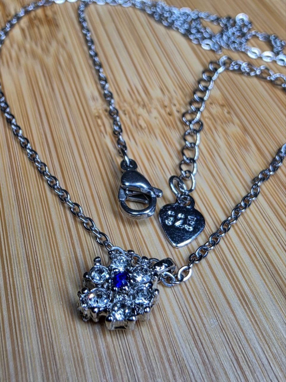 Catenine: Collier argent avec zircons – Nuovo e nell'imballaggio originale da Reconvilier venduto da MARCLAT 2