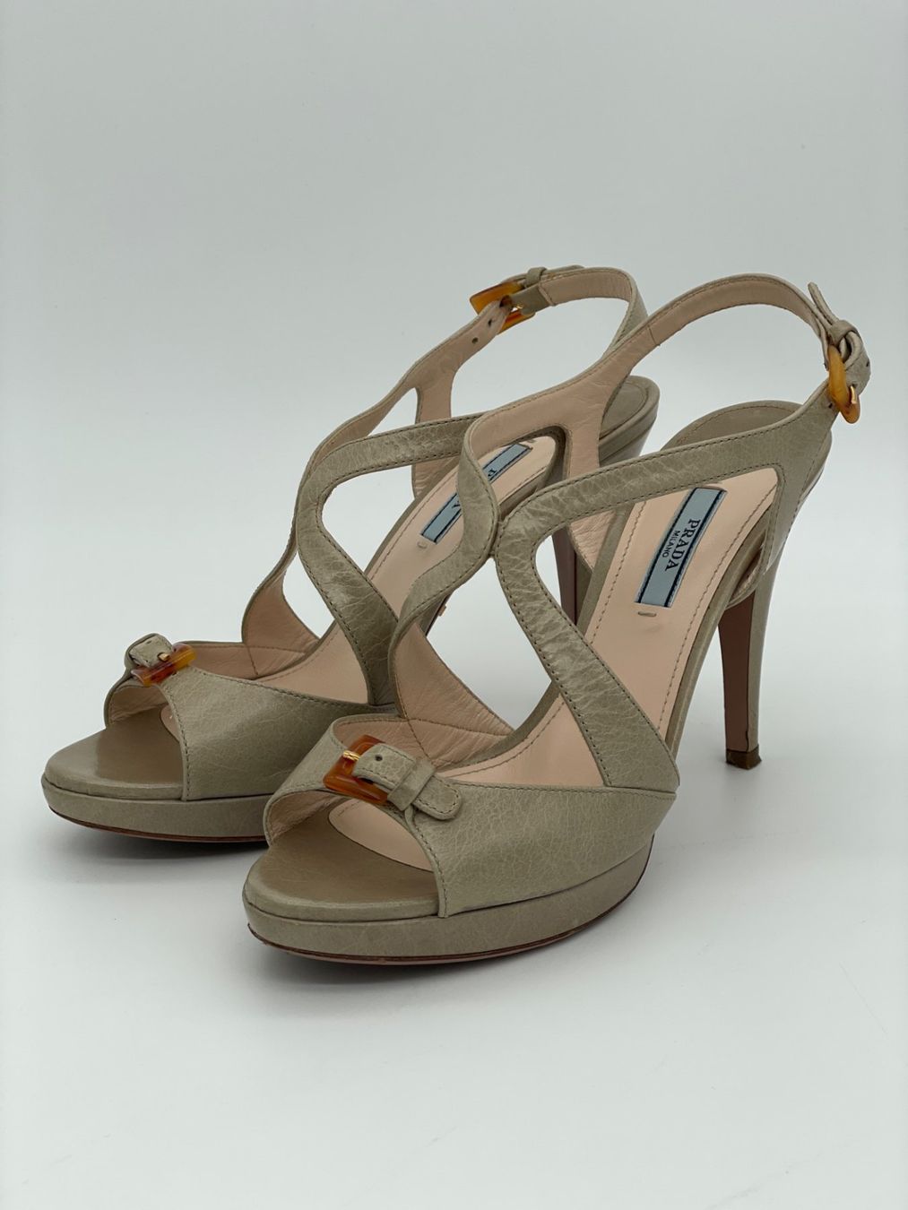 Prada Scarpe da donna: Prada Tortoise Buckle Platform EU 39 – Usato da Zürich venduto da shoe_shop 2