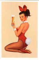 Postkarte "Pin-up".