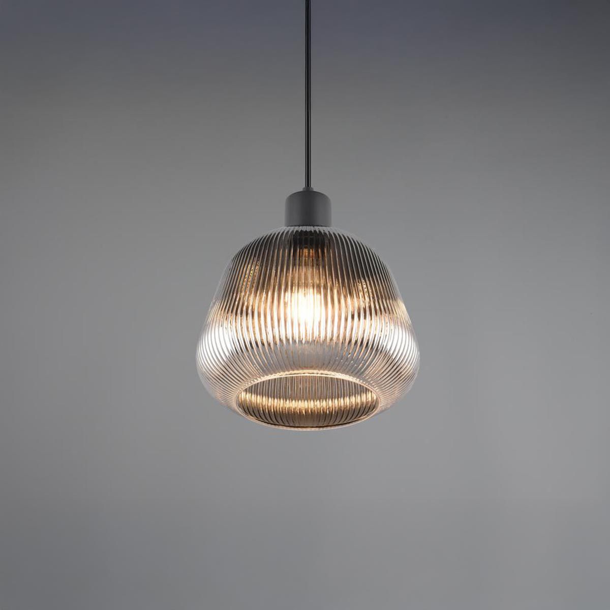 Kronleuchter & Deckenlampen: Pendelleuchte, Glas, Chrom, 22 cm Ø – Neu (gemäss Beschreibung) aus Kreuzlingen von Smart-Light 3