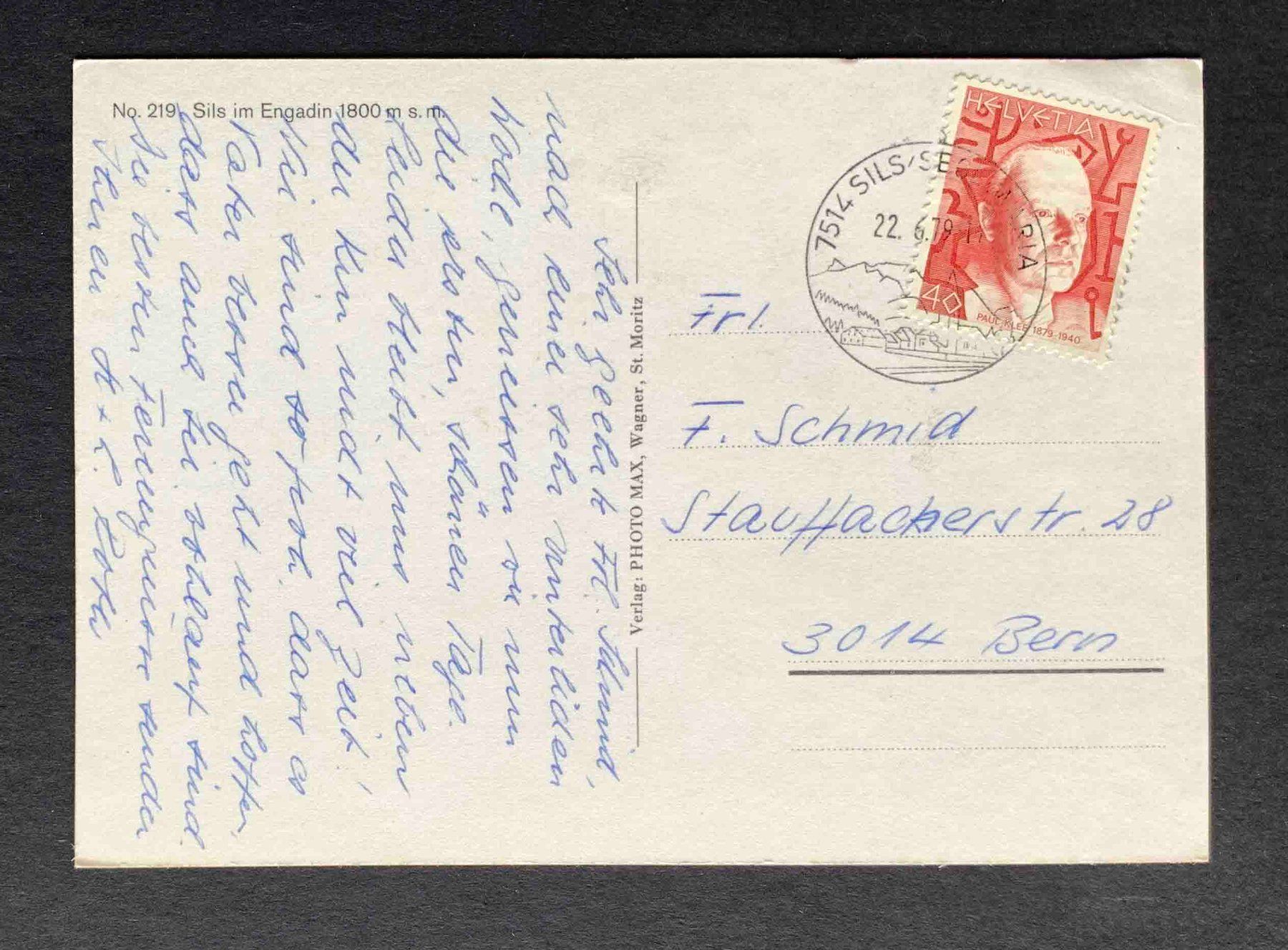 Cartoline postali: AK Sils im Engadin – Usato da Goldau venduto da artelier1 1